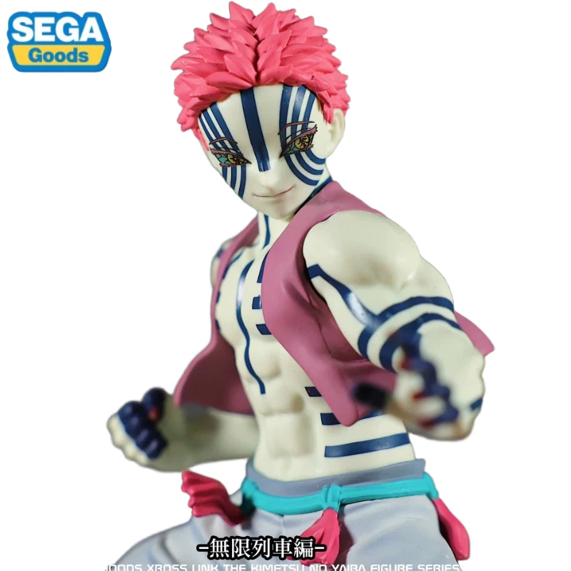 

SEGA XROSS LINK Demon Slayer Kimetsu no Yaiba Mugen Train Akaza Upper Moon Three Official Prize Figure Brand New In Stock