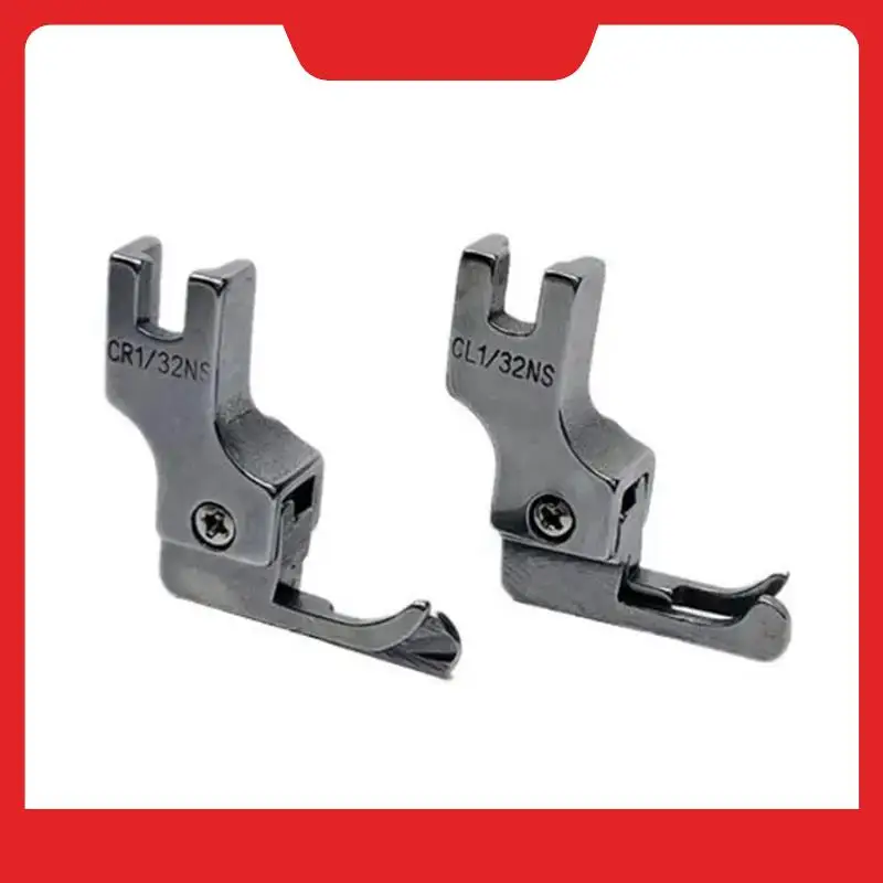 2Pcs Narrow Guide Presser Foot Industrial Lockstitch Sewing Machine Feet Zipper Universal Presser Feet