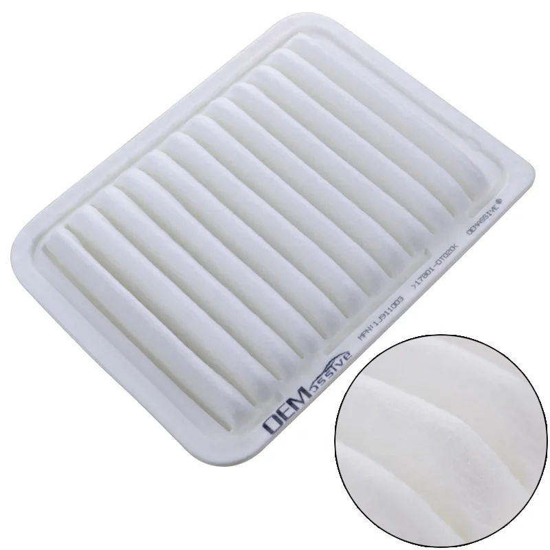 2pcs Car Engine Air Filter For Toyota Corolla E150 E170 Rav4 XA30 XA40 Yaris Vitz XP10 XP90 XP130 Matrix 17801-21050 17801-0D060