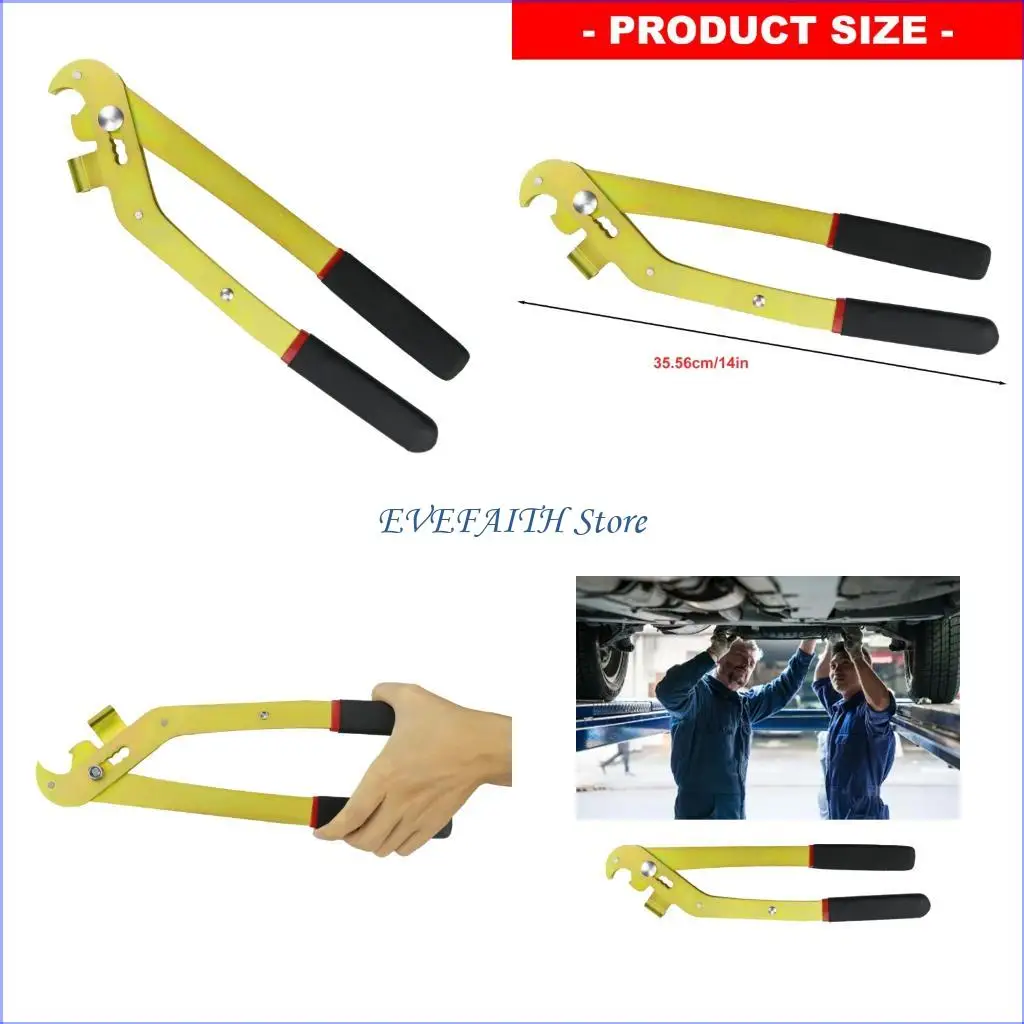 

124B Professional 35.56cm Parking Brake Cable Coupler Tool Brake Component Remover for Garage & Workshop Use