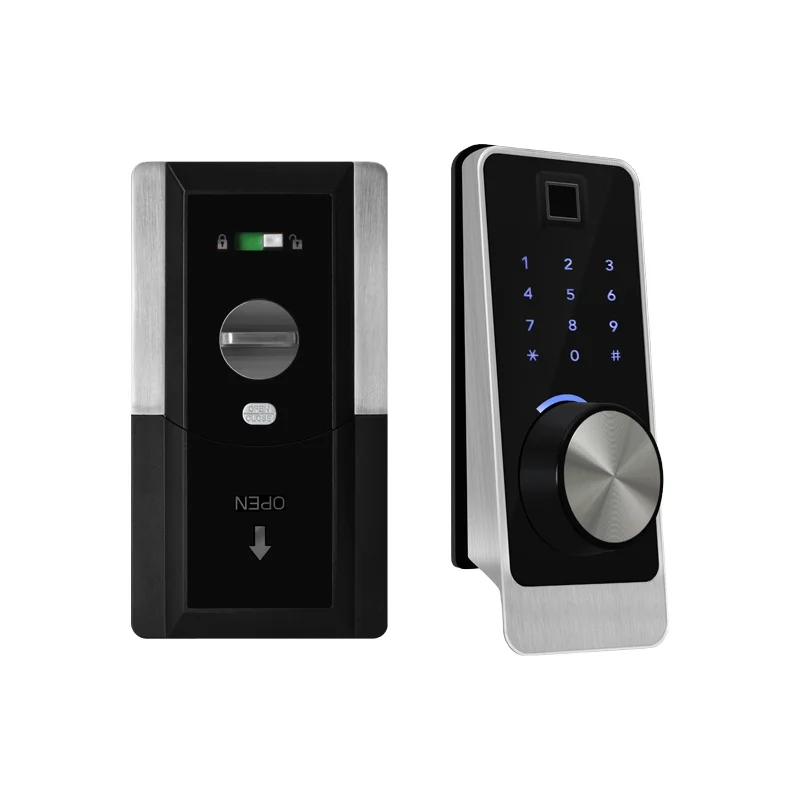 

Smart Password Fingerprint Card TTLOCK APP Digital Lock Electronic Rim Door Locks Waterproof Outdoor Gate Lock