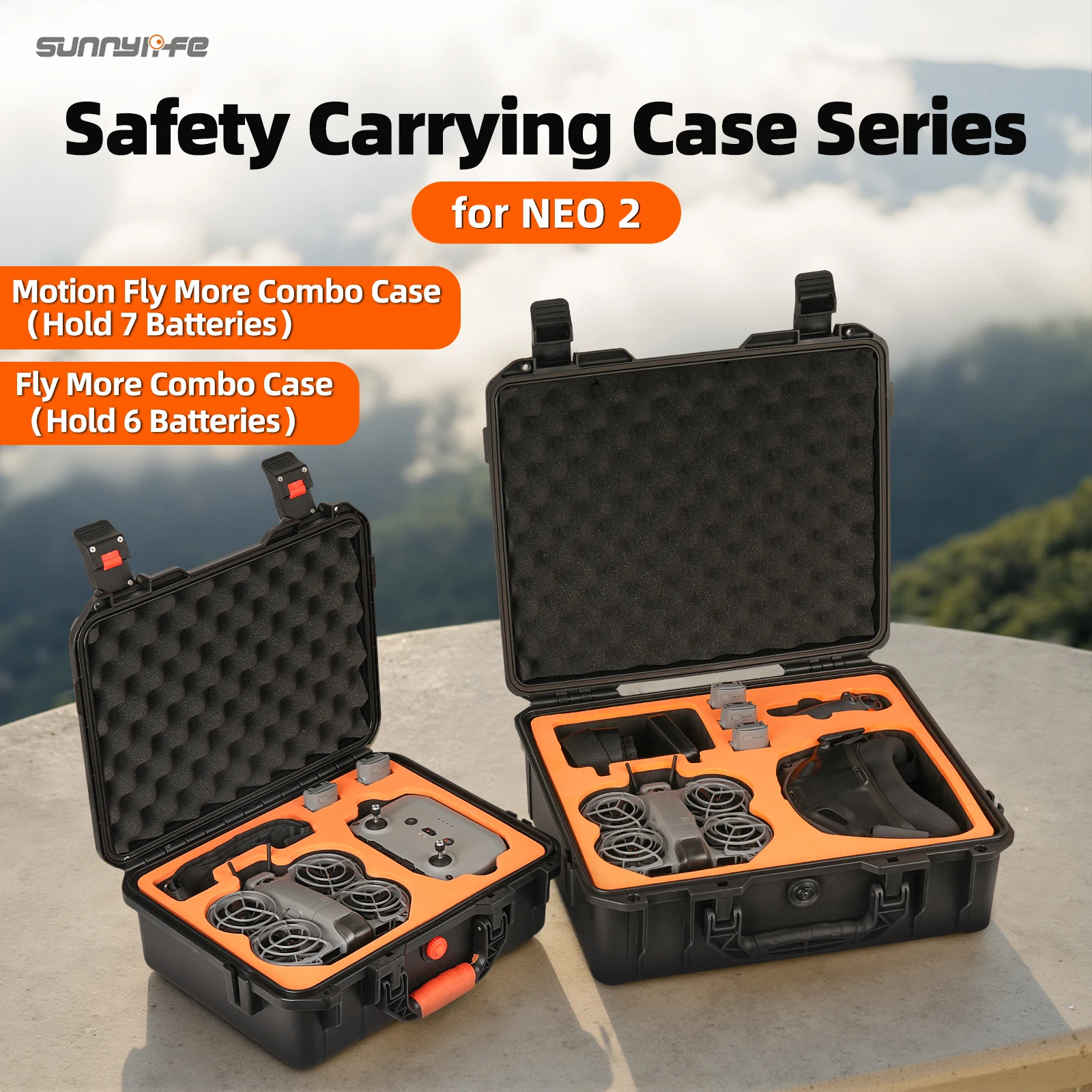 Explosion Proof Box For DJI NEO 2 Shockproof Waterproof Hard Carrying Case Safety Storage Bag for DJI NEO 2