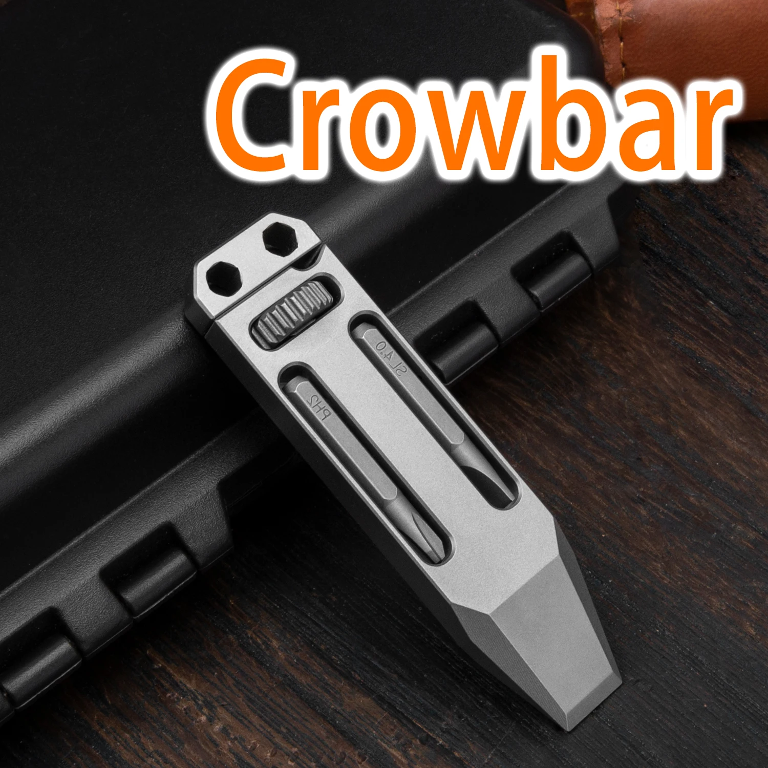 

Small Scale Adjustable Wrench Multifunctional One Piece Crowbar Keychain Pendant With Hidden Screwdriver With Chain