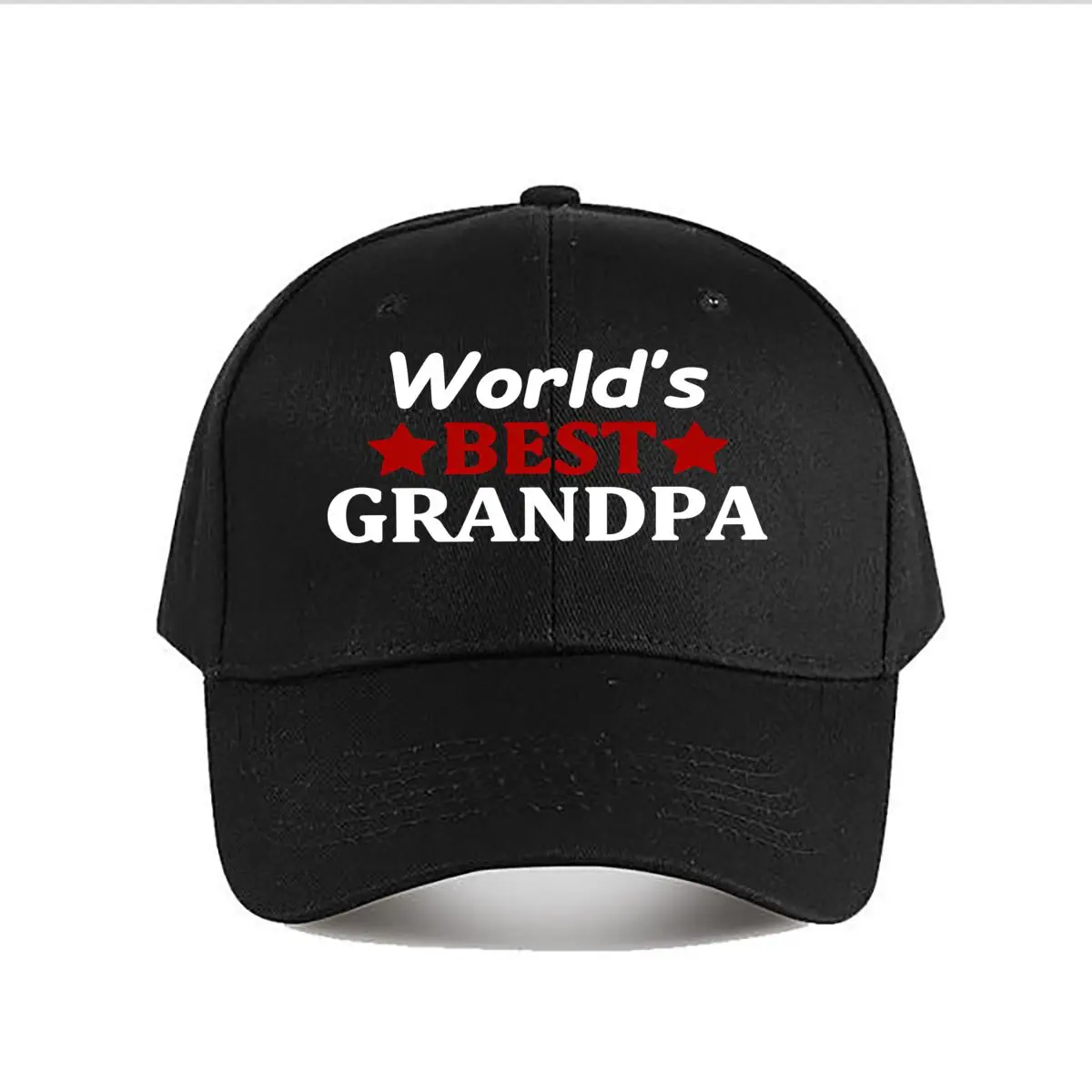 World's Best Grandpa Washed Cotton Baseball Cap Baseball Cap Fashion Men Sunhat Women's Outdoor Sports Snapback Cap