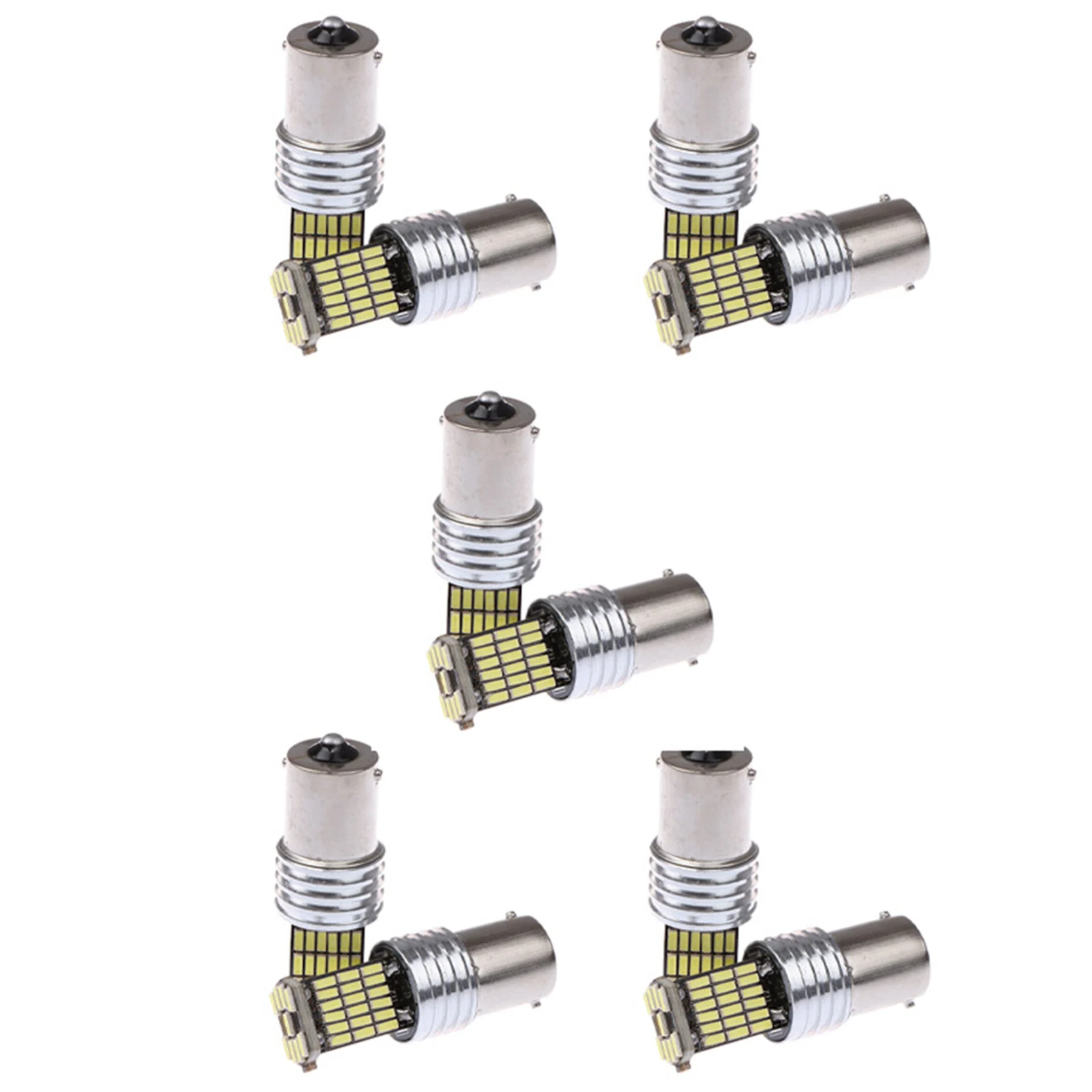 10X 1156 светодиодная CAN-шина 15 SMD BA15S P21W, высокая мощность, белый 6000K, стоп-светильник для автомобиля