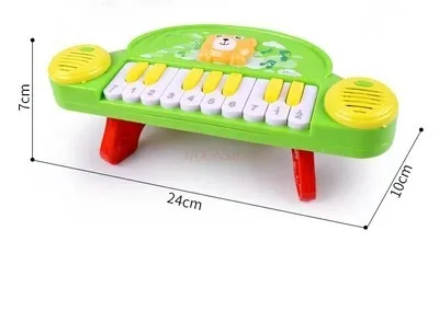 Educatieve cartoon elektronische piano voor kinderen, elektrische zittafel, kleine piano, educatief muziek, geluid, licht vroeg
