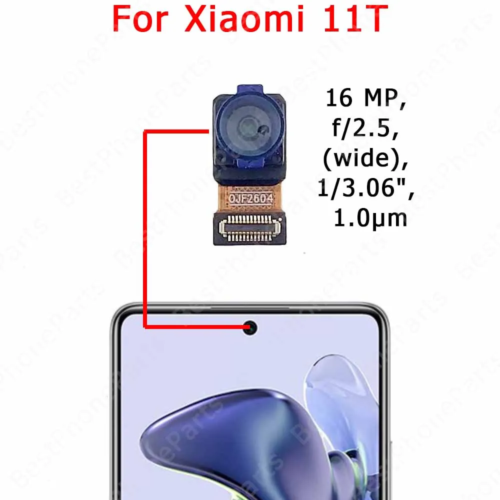 Front Camera For Xiaomi Mi 11 Lite 11i 11T Pro 5G Mi11 Ultra Frontal Selfie Camera Module