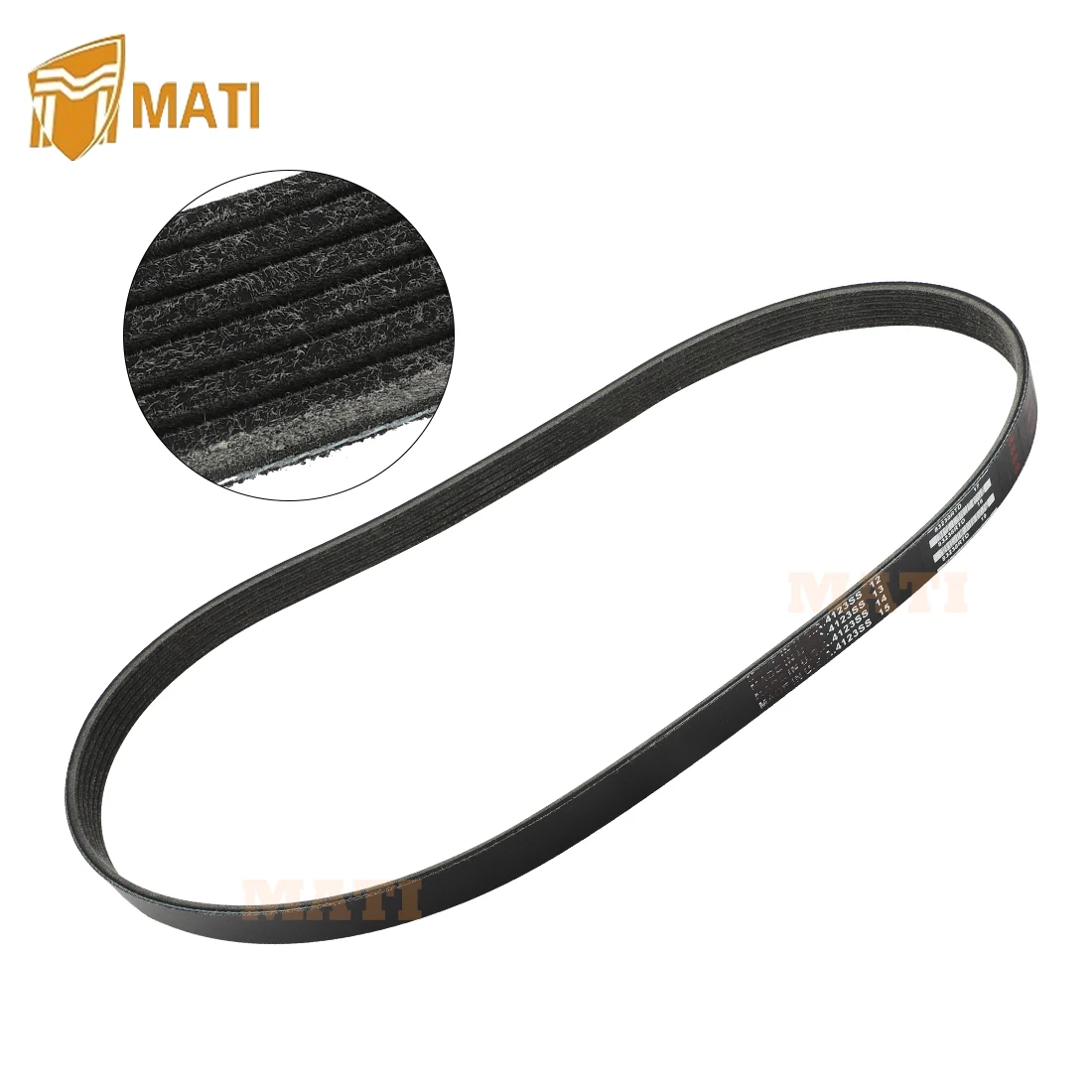 

MATI HVAC Drive Belt for Polaris Ranger 1000 XP/Crew-XP Northstar 2017-2021 5415804 Warranty 1 year