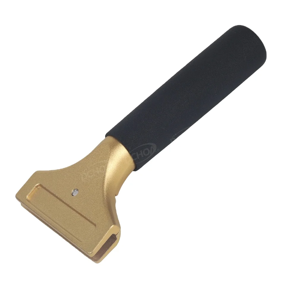 DCHOA Gold Aluminum Long Handle Replacement for Rubber Squeegee Car Window Tint Vinyl Wrap PPF Film Tool Handle Only
