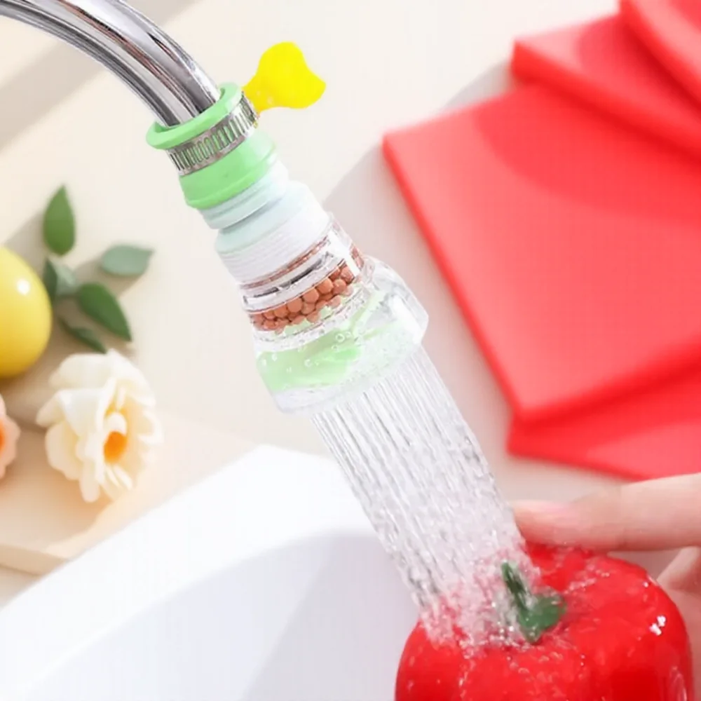 

Maifan Stone Faucet Фильтр для воды Вращающаяся на 360° насадка для душа Кухонный фильтр для крана Брызгозащищенный аксессуар для чистой воды