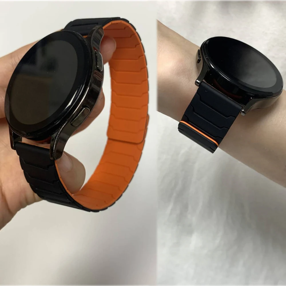 20/22 mm Magnetarmband für Huami AMAZFIT BIP 6 5 UNITY Silikon-Schlaufenband GTR 4/3/3 Pro 2e GTS 4 mini 3 BALANCE Sportarmband – Detail 10