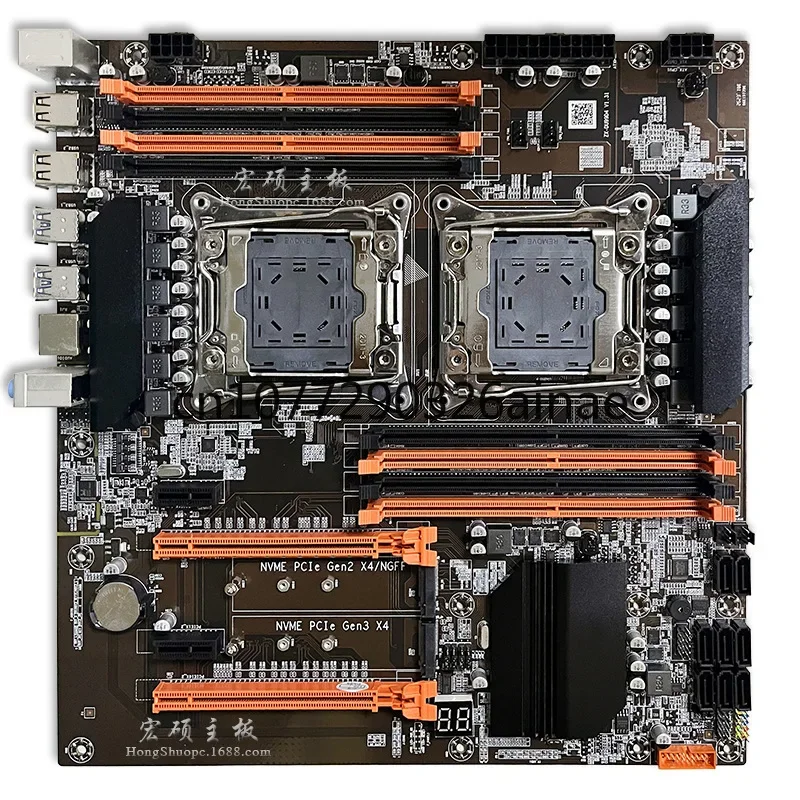 New X99 Dual-Channel 2011-3 Computer Motherboard Ddr4 Memory E5 2678 2680 V3 Dual Cpu Multi-Open Set