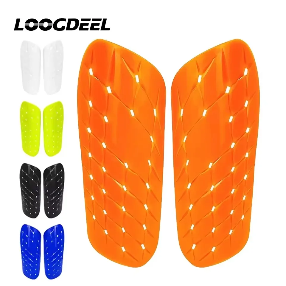 Loogdeel 1 Pair Soccer Shin Guards Pads Leg Sleeves Football Shin Pads Knee Support Sock Adults and Kids Football Shin Pads
