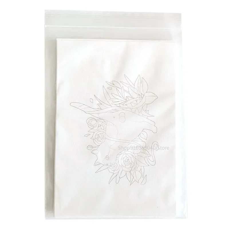 100% cotone 200g carta da acquerello da colorare disegno a tratteggio simpatico coniglio/gatto manoscritto vuoto da colorare carta da disegno forniture d'arte