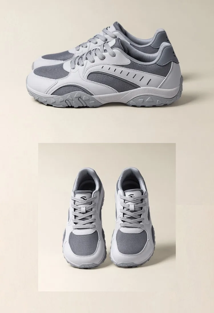 HOBIBEAR Unisex-Wanderschuhe mit breiter Zehenbox, Schnür-Wanderschuhe, Outdoor-Reise-Sneaker aus Kunstleder und Mesh, minimalistische Sneaker – Detail 21