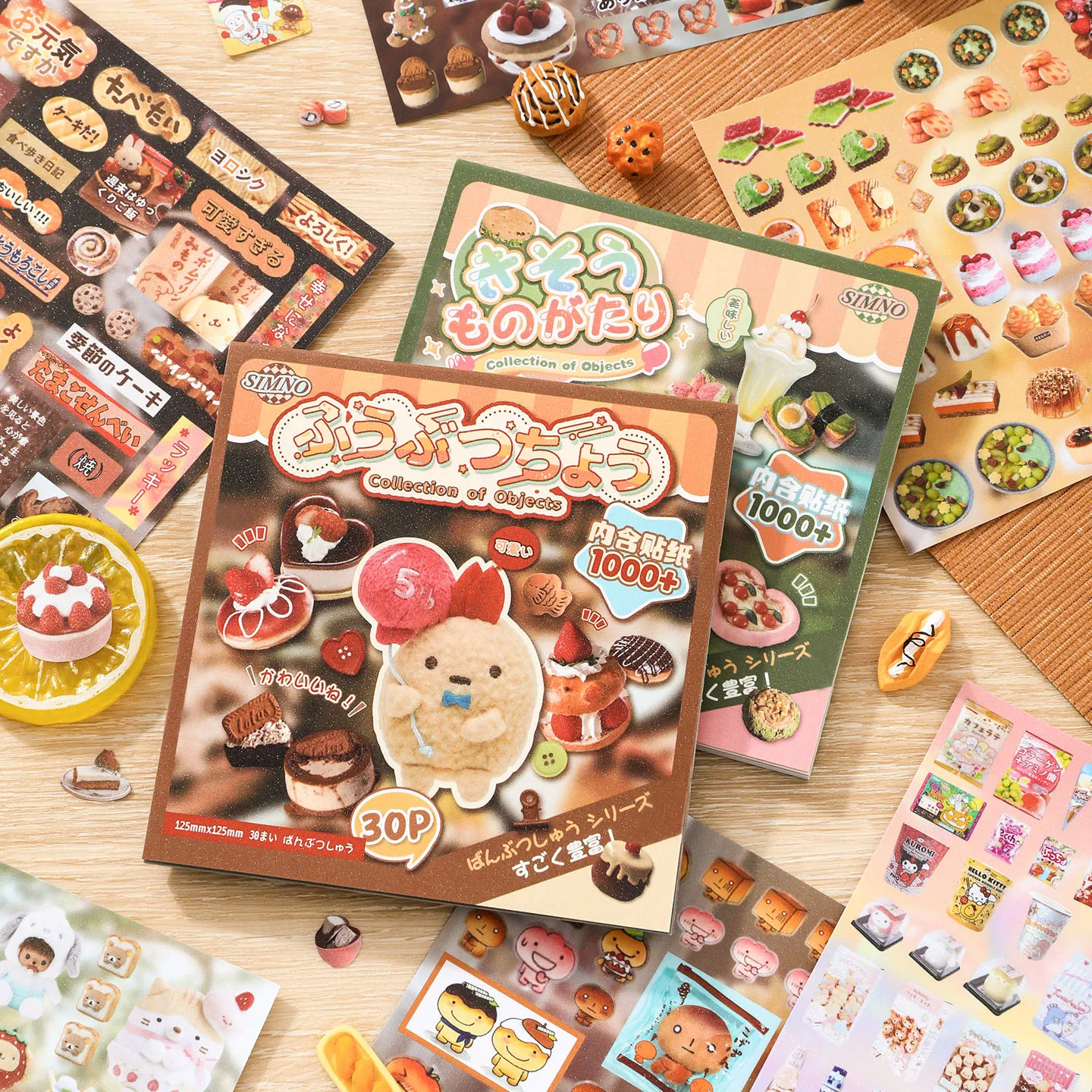 

30 листов — наклейки из японской коллекции, пищевые комиксы, справочники своими руками, декоративные материалы, креативные наклейки, высечка