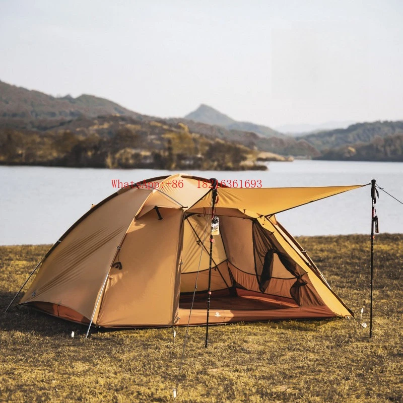 Hiking Mountaineering Outdoor Portable Camping Tent Overnight Camping Lightweight Tent