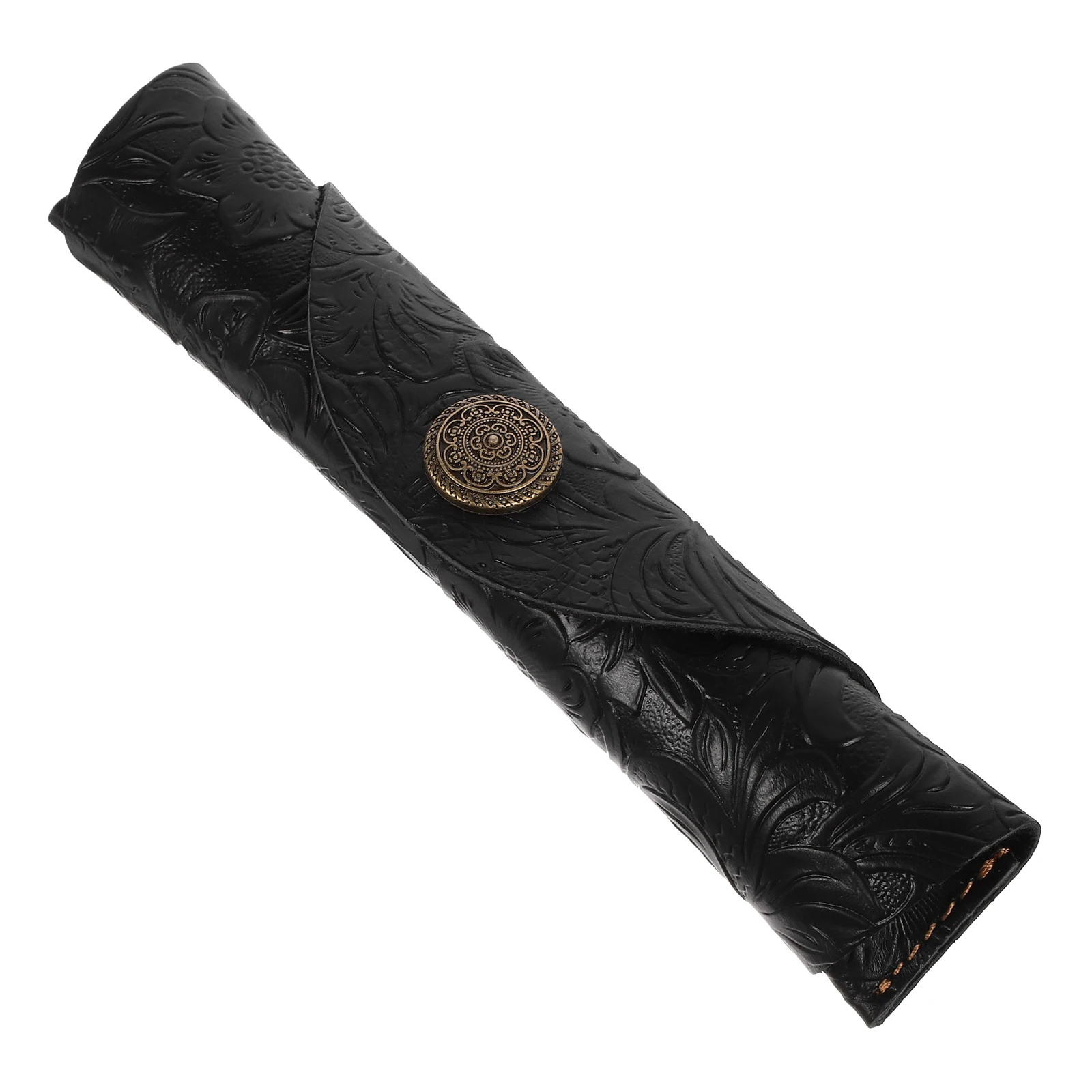 

Roll Up Pencil Case Vintage Style Pen Bag for Artists Waterproof Organizer Storage Wrap for Color Pens Brushes Sketching