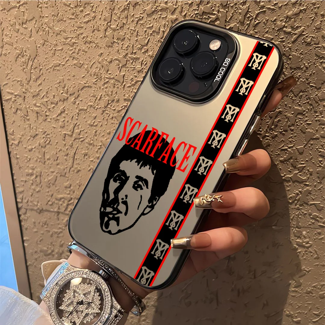 حافظة لهاتف سامسونج جالاكسي S26 S25 S24 S23 S22 S21 S20 نوت 20 FE Ultra Edge Plus 4G 5G غطاء مضاد للسقوط S-ScarfaceS TonyS