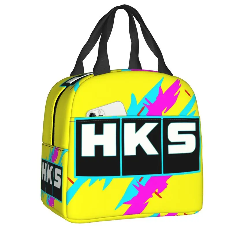 

Custom H-HKSES Vintage Motors Insulated Lunch Bags for School Office Waterproof Cooler Thermal Bento Box Women Children