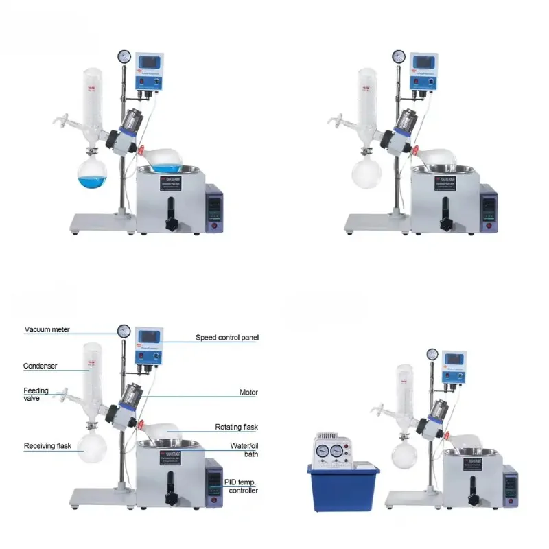 

Lab Rotary Evaporator YRE-201D, 2L Digital Automatic Electric Lift Rotovap for Scientific Research Use