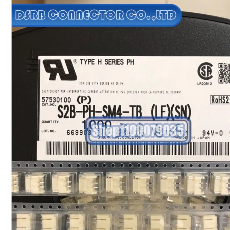 1000 قطعة/الوحدة S2B-PH-SM4-TB 2P 2.0 مللي متر عرض الساقين 100% جديدة ومبتكرة