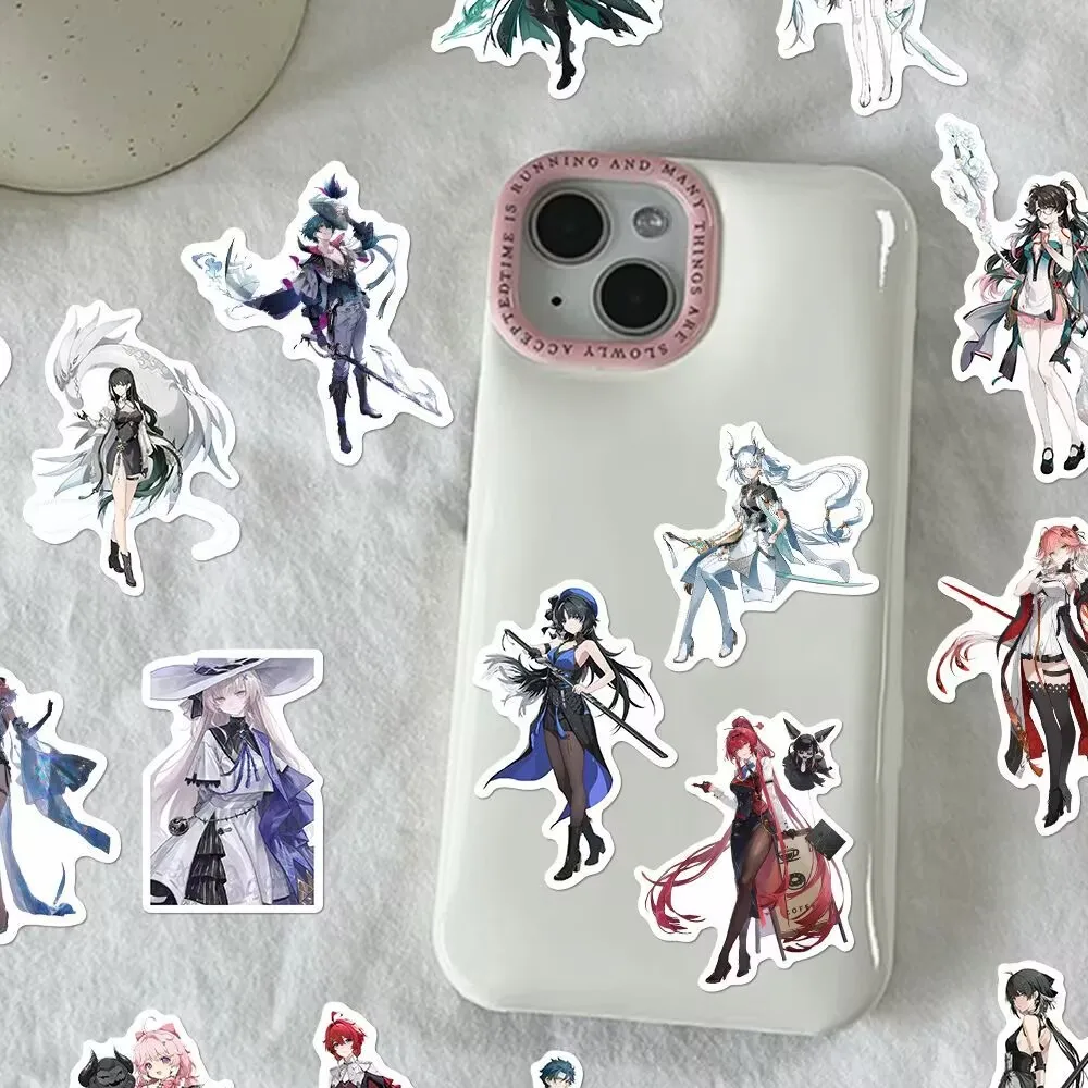 96 ملصقًا توضيحيًا لشخصية ثنائية الأبعاد لـ "Ming Chao" على Instagram، يتميز الفتاة اللطيفة "Phoebe Rinazita Canterera"