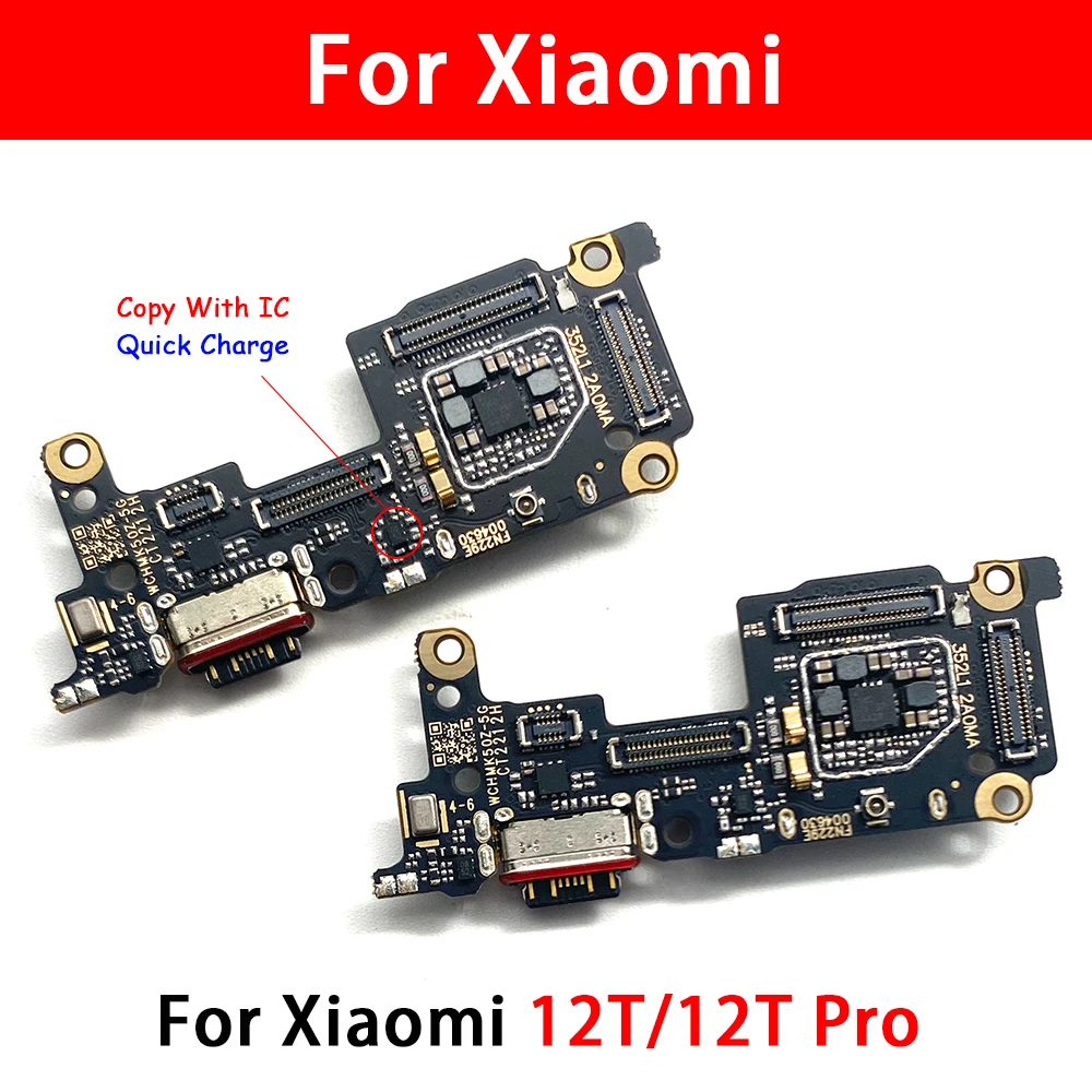 

10 Pcs Charger Board PCB Flex For Xiaomi Mi 12T Mi 12T Pro USB Port Connector Dock Charging Ribbon Cable