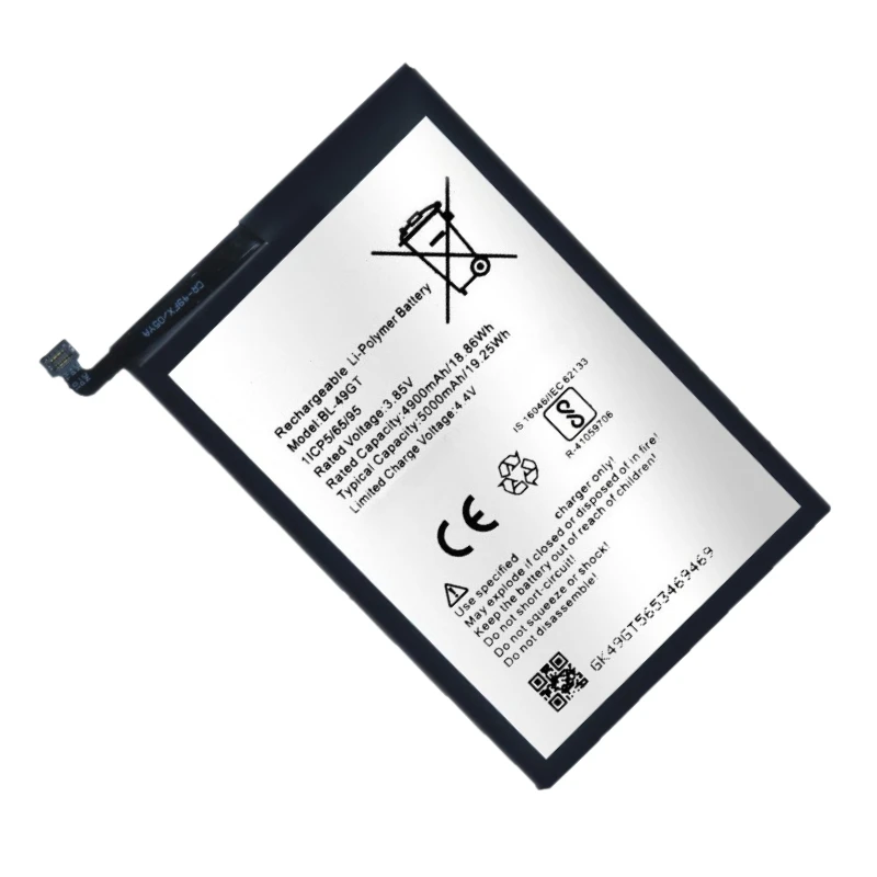 High Quality New Battery BL-49GT 3.85V 5000mAh Replaceable for TECNO Camon 17 CG6 CG7 Spark 9T Camon 19 Neo Mobile Phone