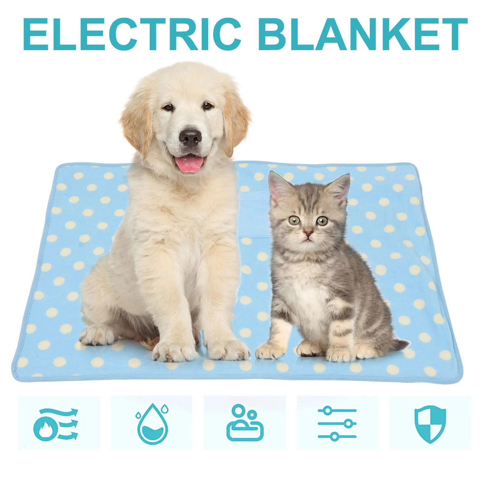 

Polyester Electric Heated Carpet Winter Warm Heated Blanket Low Power Fast Heating Home Electric Blanket Overheat Protection