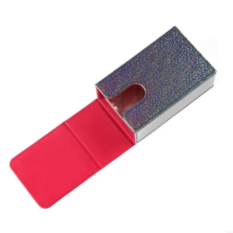 

Коробка для карт Таро Солнца и Луны, коробка для хранения карт Таро из искусственной кожи, держатель игровой колоды, прочный