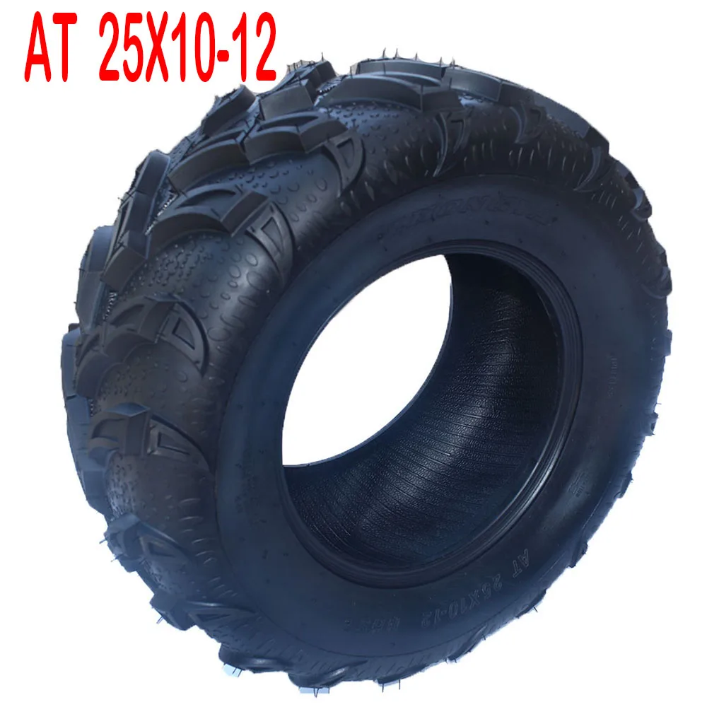 

12 inch ATV Tyre AT 25X10-12 Tire four wheel vehcile off road motorcycle For Chinese 150cc 200cc 250cc Big ATV Wheels Rims