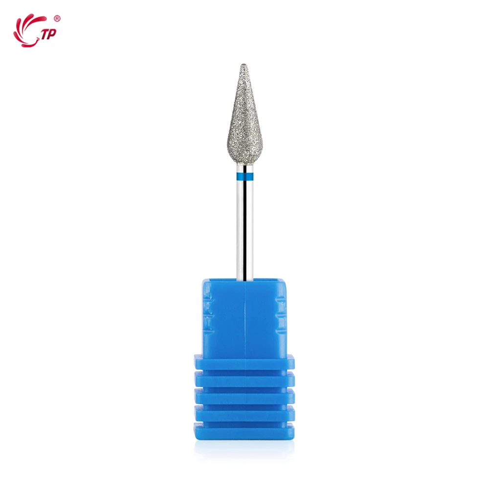 TP 3 teile/satz Flamme Diamant Nagel Bohrer Bits 3/32'' Russische Elektrische Datei Bits Fräser für Maniküre Häutchen entfernen Nagel Werkzeug – Detail 9