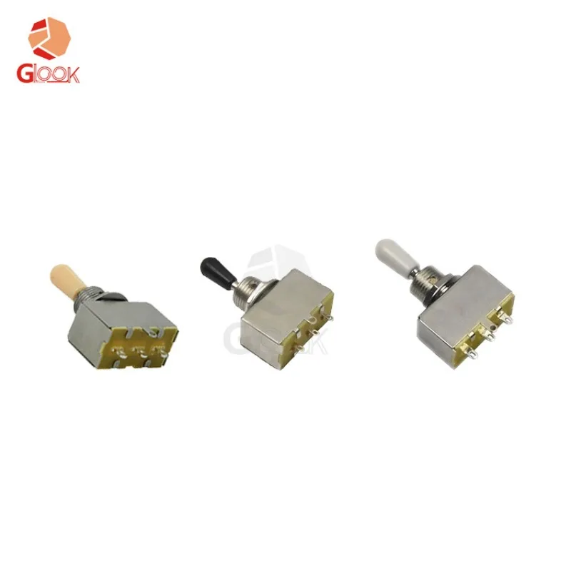 Electric guitar enclosed gear, rocker, three-speed switch, three-speed timbre conversion pickup