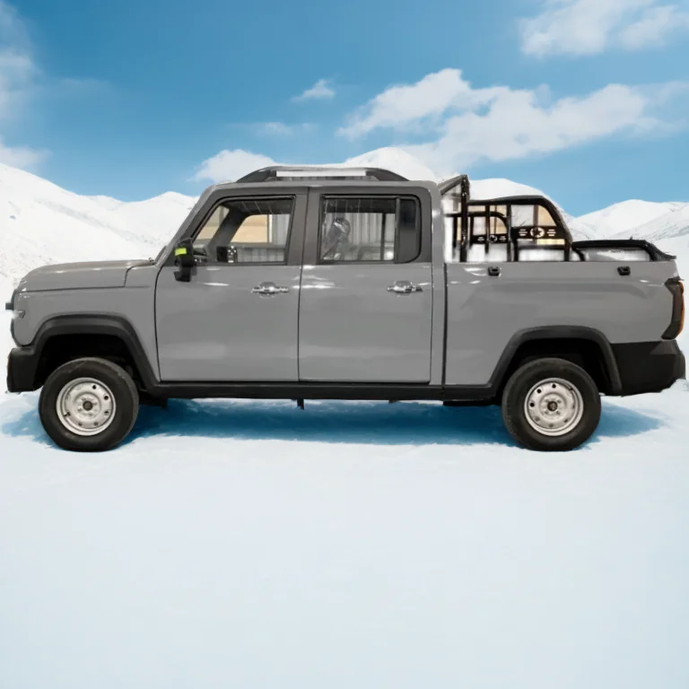 2024년형 산악용 4도어 전기 픽업트럭 저속 4륜구동 신에너지 배터리 미니 트럭 신형 전기 픽업