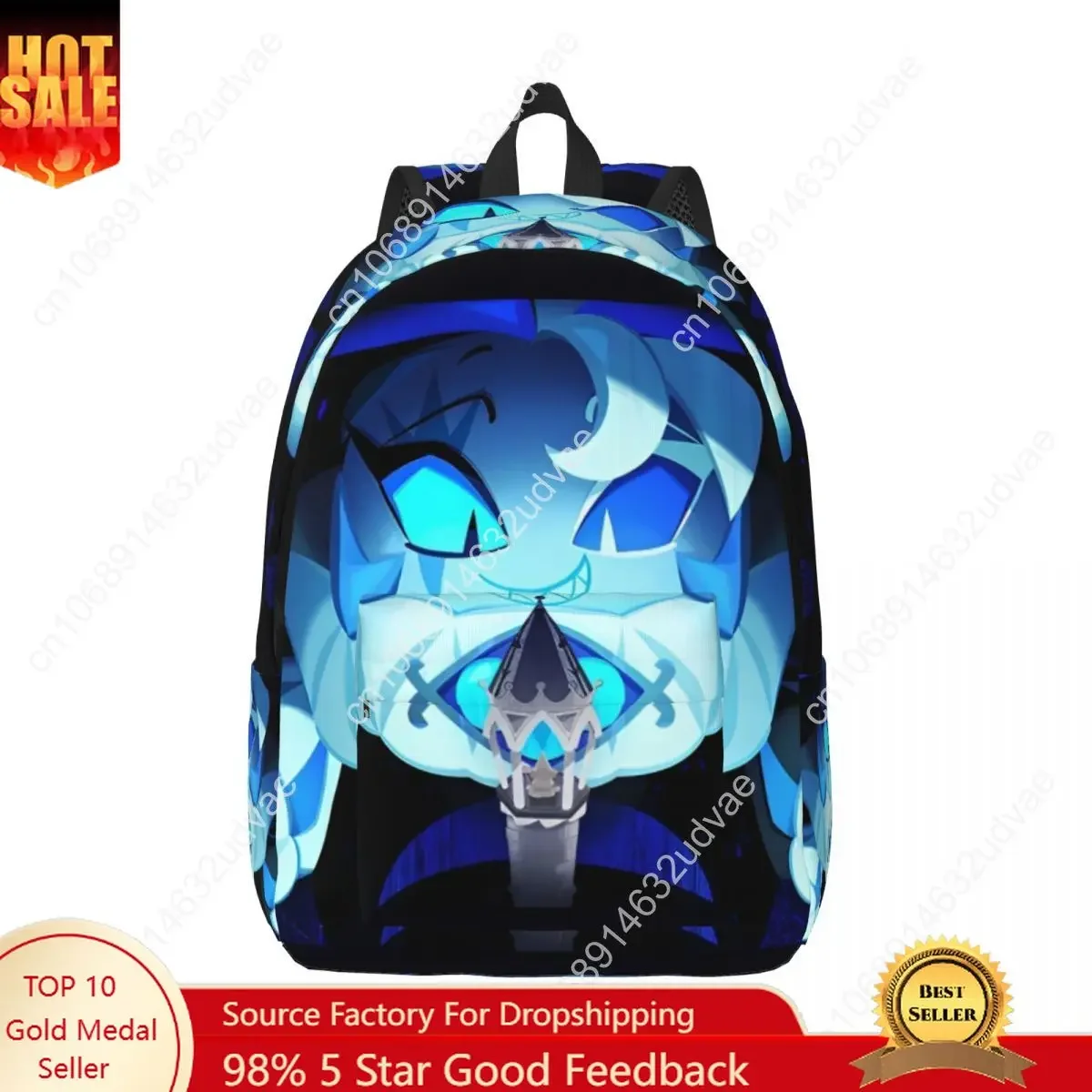 Shadow Milk Cookie Run Kingdom Backpack for Teenage Student Business Daypack Cute Cartoon Anime Laptop Computer Shoulder Bag