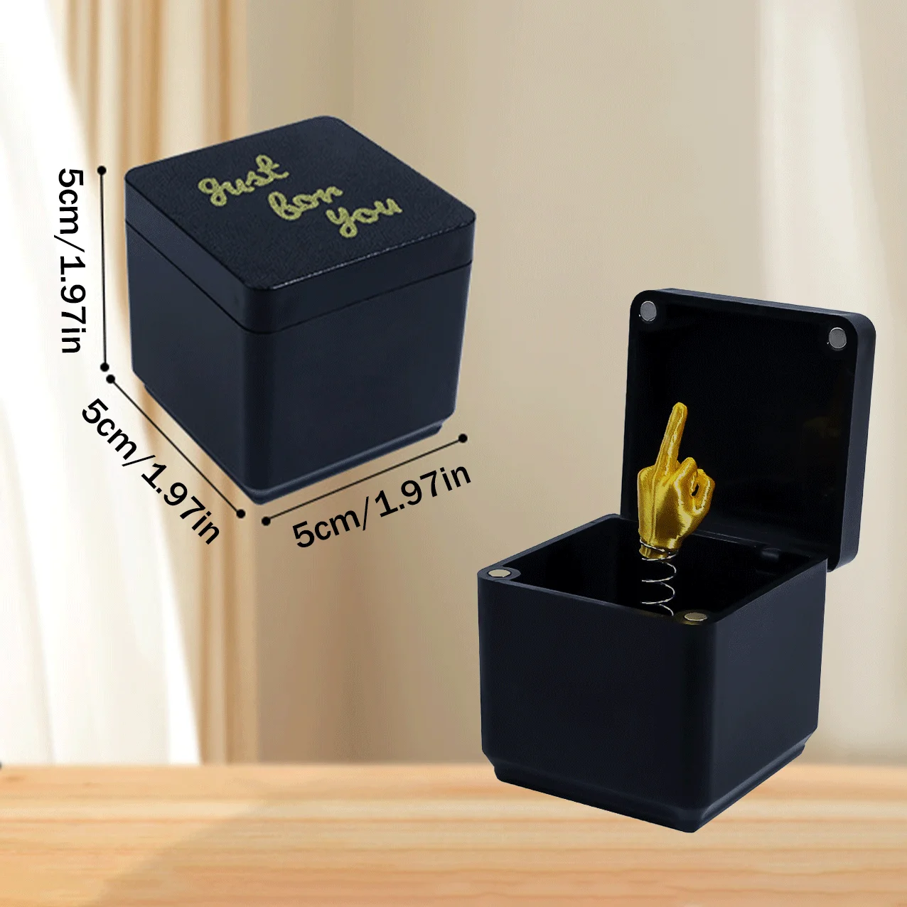 خدعة في صندوق هدايا الإصبع الوسطى، ألعاب محاكاة ساخرة، ألعاب تعزيز الصديق والصديقة، مفاجآت عيد الميلاد #6