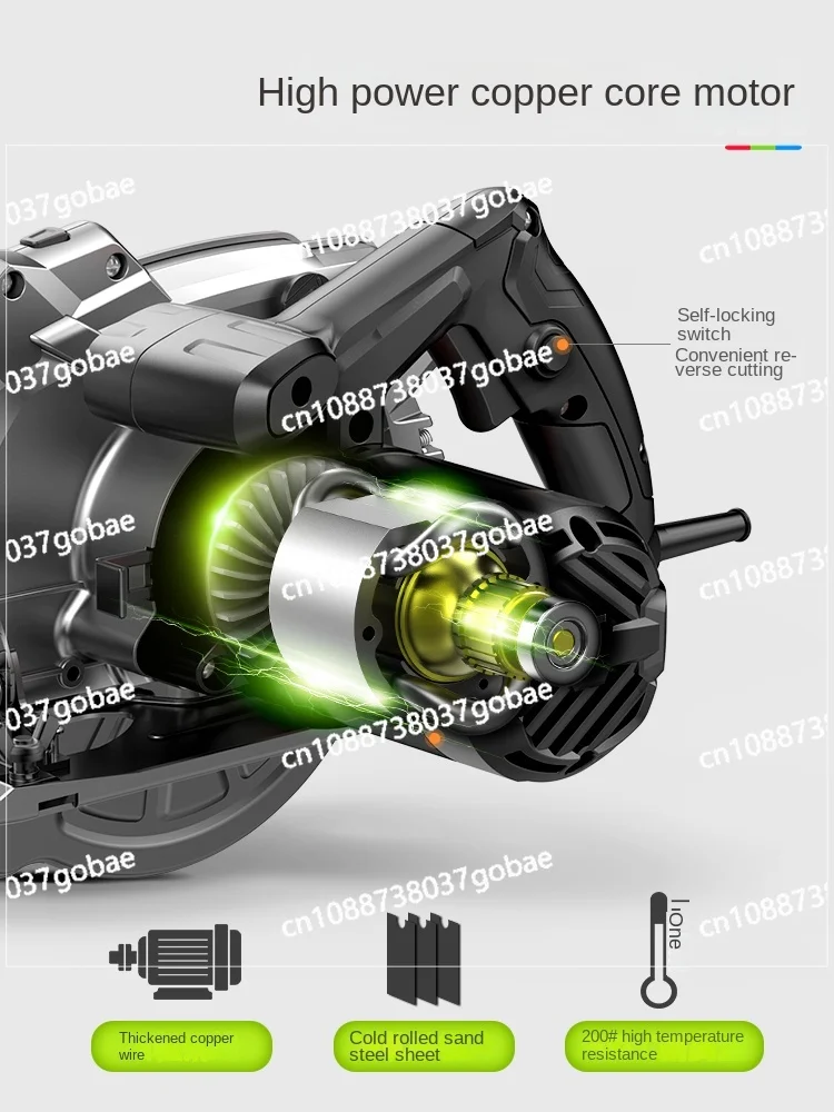 Household Multi-Functional Portable Saw Chainsaw Table Saw Woodworking Tools Complete Collection Disc Saw Cutting Machine