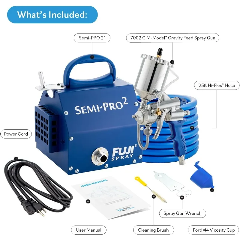 2203G Semi-PRO 2 - Gravity HVLP Spray System