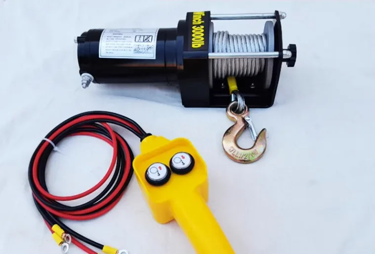 Car Electric Winch 12v24v Car Small Crane Car Self Rescue Electric Winch Traction Lifting