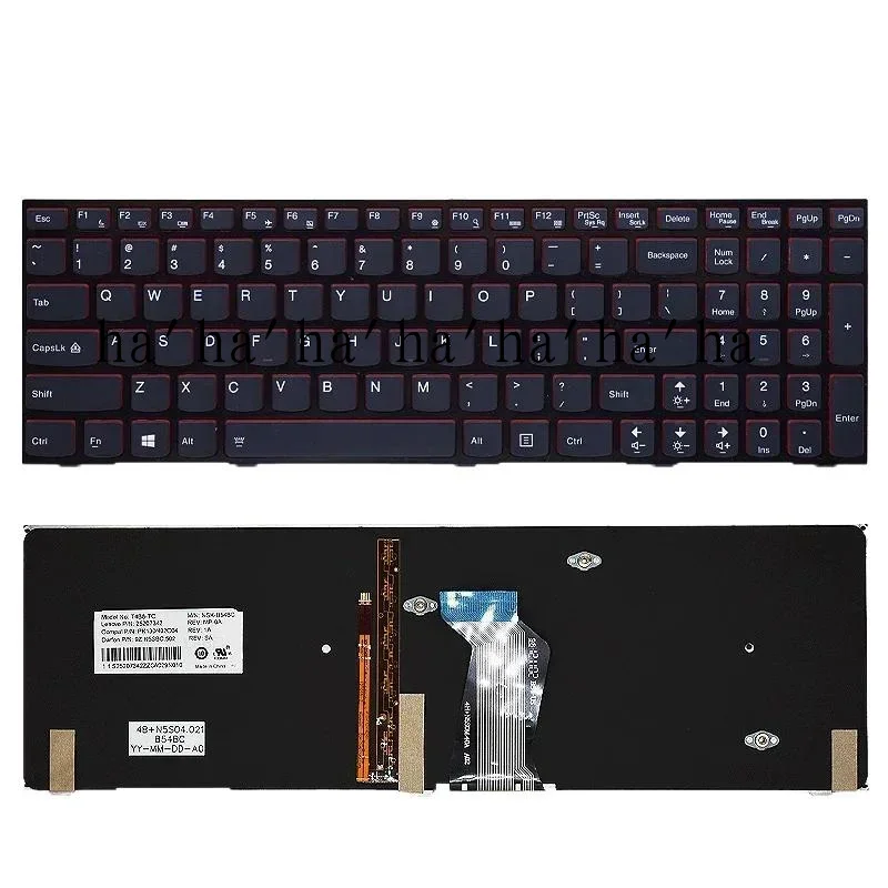 WYORESY подходит для Lenovo Y500 Y500NT Y510P Y500N Y590, замена подсветки клавиатуры ноутбука XMSJ