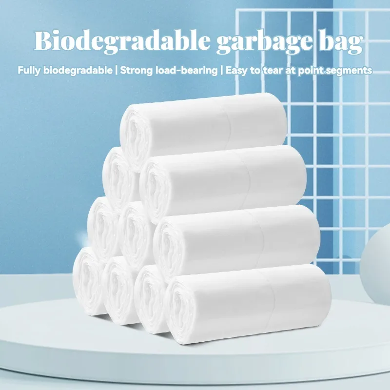 Disposable Biodegradable Garbage Bag Ultra Thick Waterproof Leak Proof Garbage Bag Home Kitchen Bathroom Office Outdoor Camping