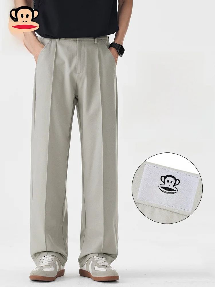 

Мужские весенние повседневные брюки PaulFrank: классические, свободные, прямого кроя, комфортные, из полиэстера, не мнущиеся