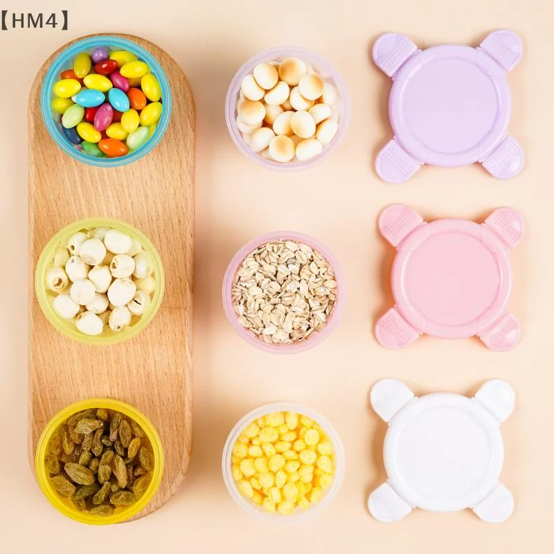 [-HM4」 1/3/6 قطعة صندوق تخزين صغير للطعام مكملات الطفل توابل صلصة التعبئة والتغليف صندوق تخزين الميكروويف #1