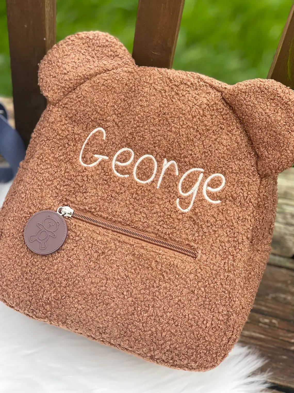 Custom Teddy Bear Rugzak Geborduurde Naam Kids School Rugzak Kinderdag Feestgeschenken Verjaardagtassen Met Persoonlijke Naam