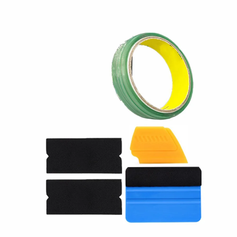 Film Cutting Tape 10 meters 32 feet with 4 Piece PVC Cutting Tool Kit for Vehicle Wrap Decal Application and Smooth Trimming