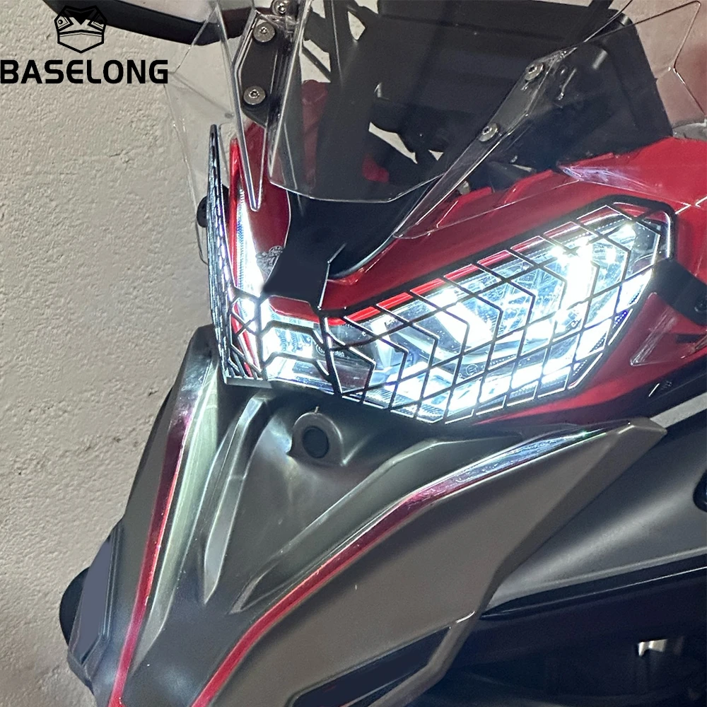 For QJMOTO SRT750 SRT750X SRT800 SRT800X SRT 600 800 800SRT 750SRT Headlight Head Light Guard Protector Cover Protection Grill