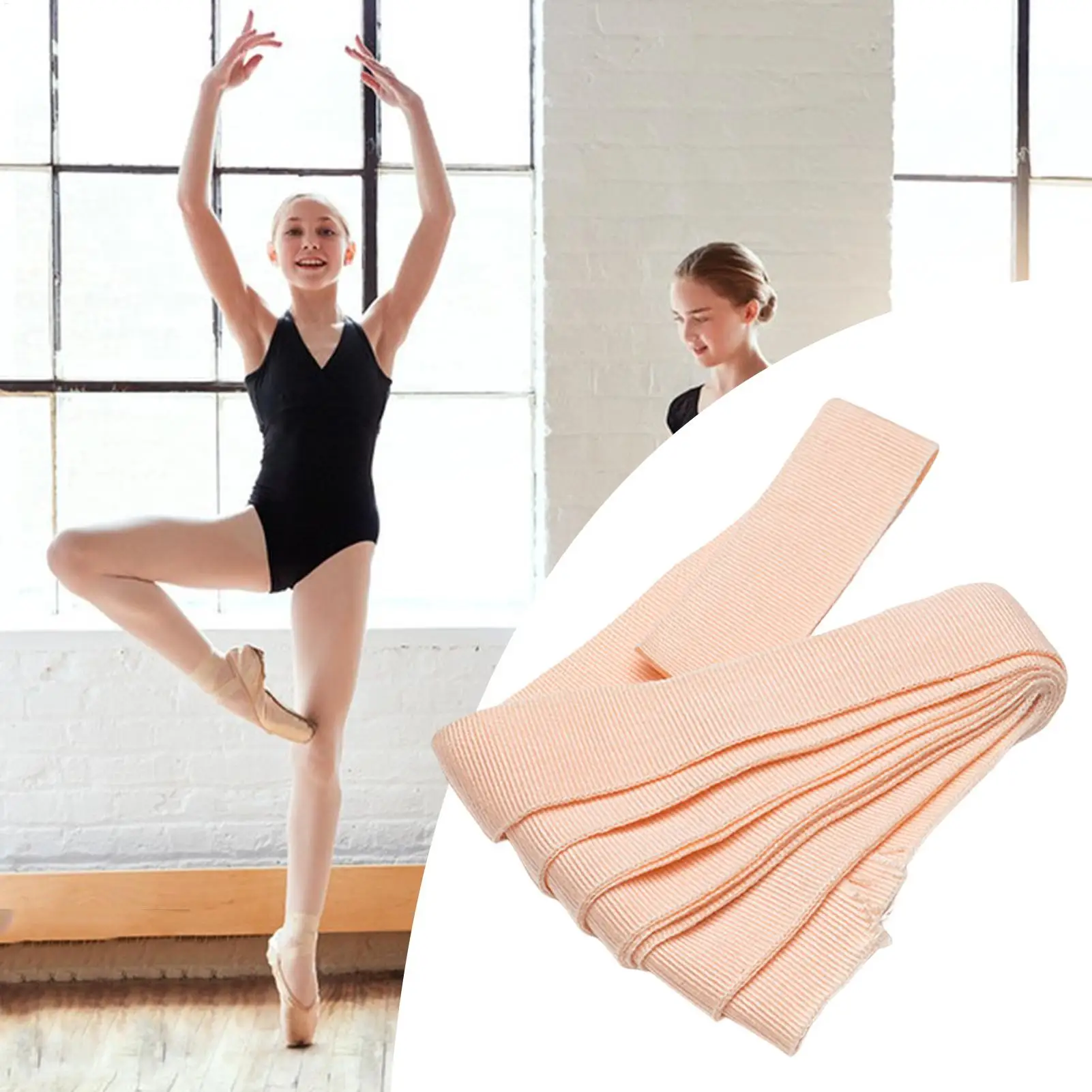 Image 4: Ruban extensible pour chaussures à Pointe, accessoires extensibles pour chaussures de danse, pour décoration de spectacle en salle de classe