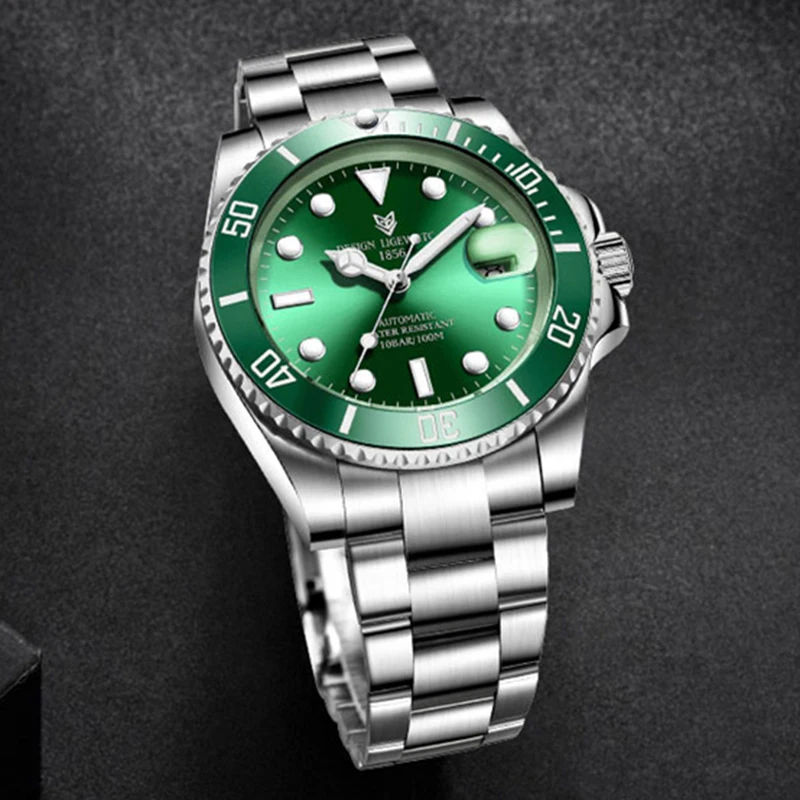 

LIGE Automatic Watch for Men Top Brand Luxury Fashion Waterproof Sport Men's Mechanical WristWatches Casual Automatic Date Watch