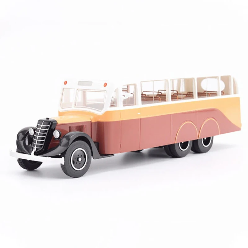 

1:43 Scale Plastic Model Soviet Leningrad Atul-AL2 Bus Static Display Collectible Gifts Souvenir Decoration